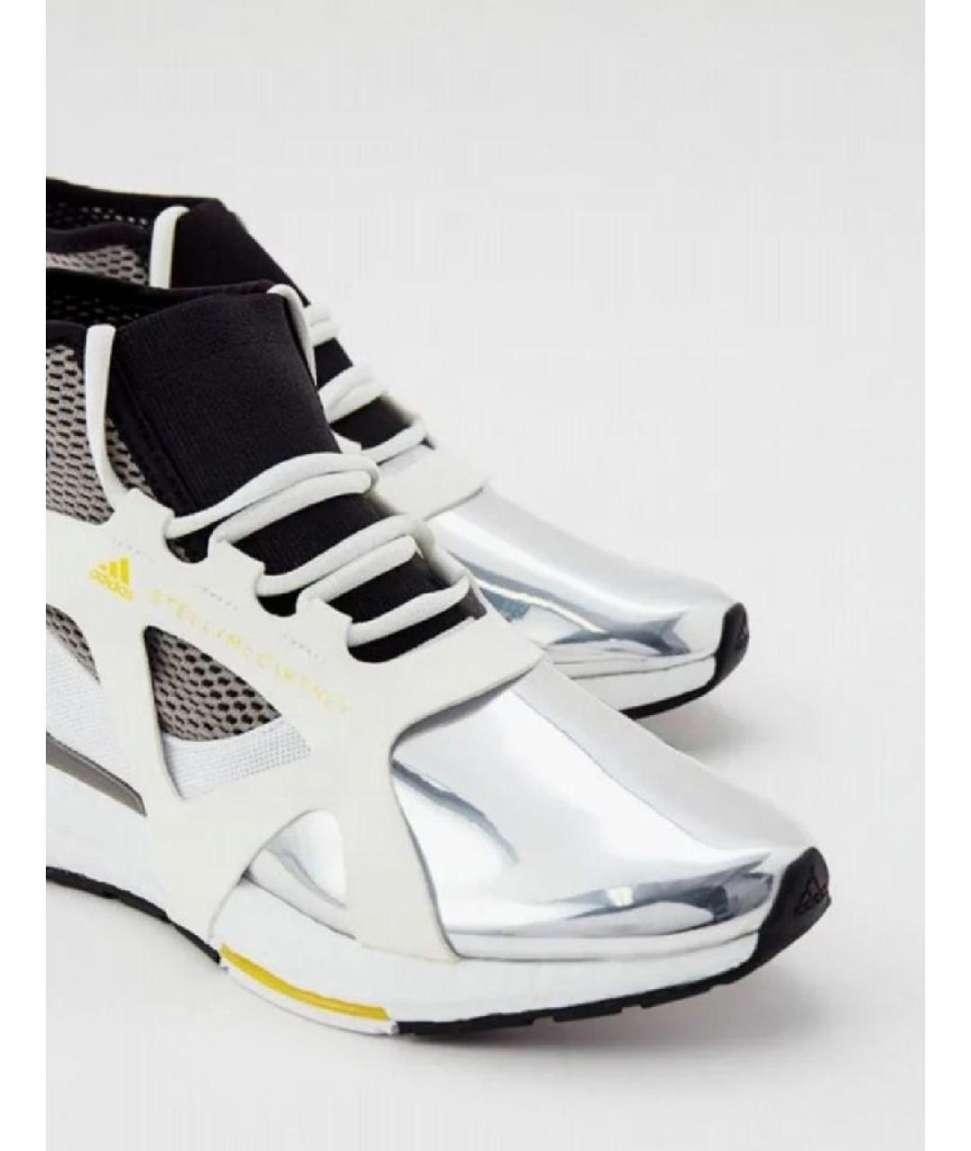 ADIDAS BY STELLA MCCARTNEY Серебряные кроссовки из искусственной кожи, фото 3