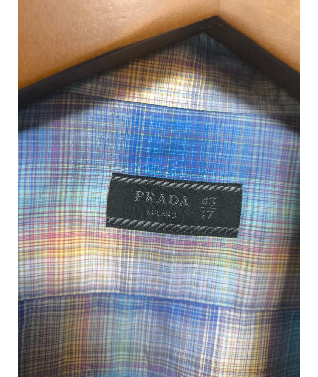 PRADA Мульти хлопковая кэжуал рубашка, фото 2
