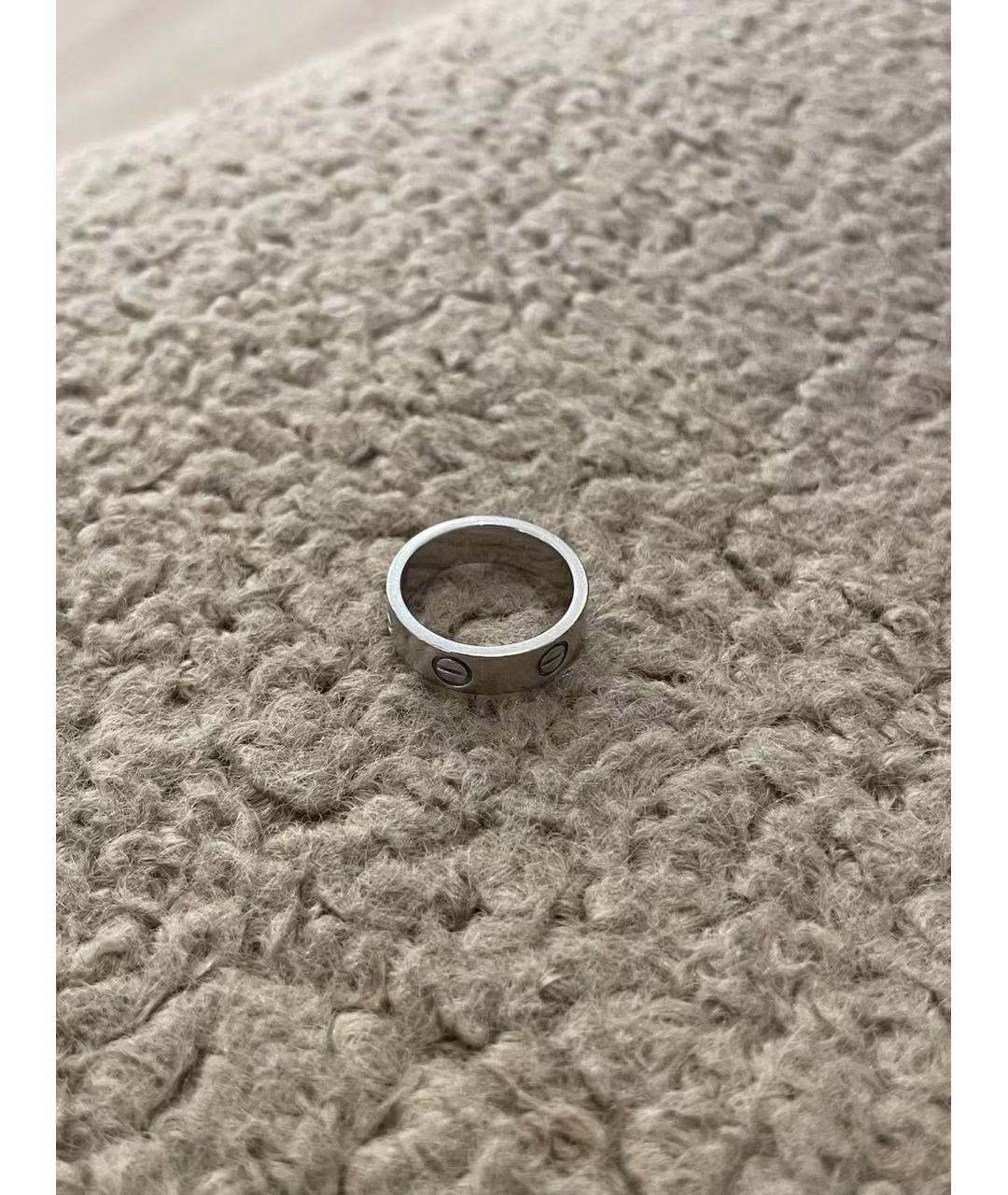 CARTIER Серебряное кольцо из белого золота, фото 3