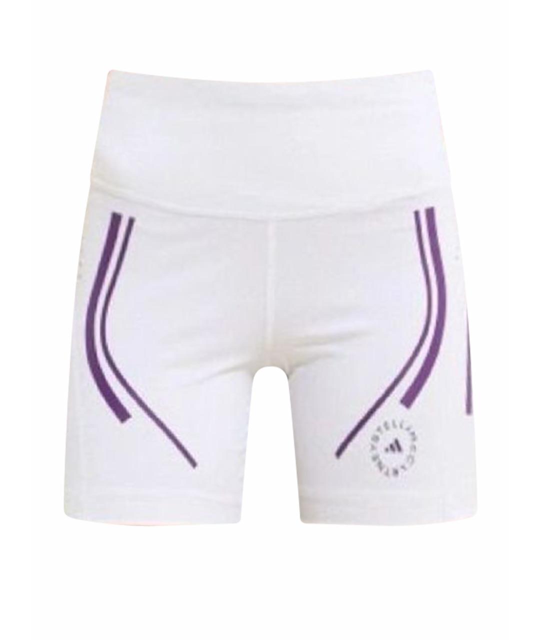 ADIDAS BY STELLA MCCARTNEY Белые полиэстеровые спортивные брюки и шорты, фото 1