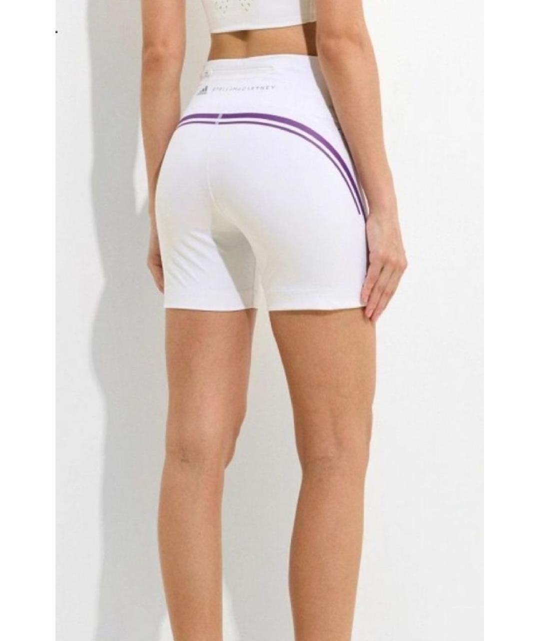 ADIDAS BY STELLA MCCARTNEY Белые полиэстеровые спортивные брюки и шорты, фото 2