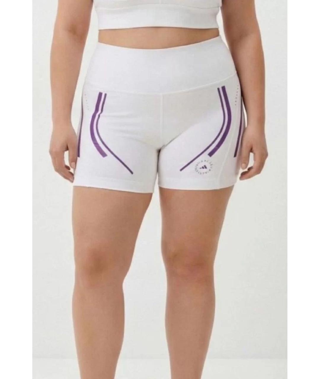 ADIDAS BY STELLA MCCARTNEY Белые полиэстеровые спортивные брюки и шорты, фото 6