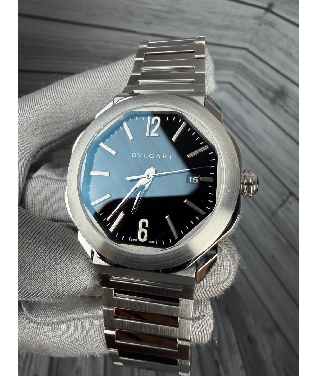 BVLGARI Черные часы, фото 3