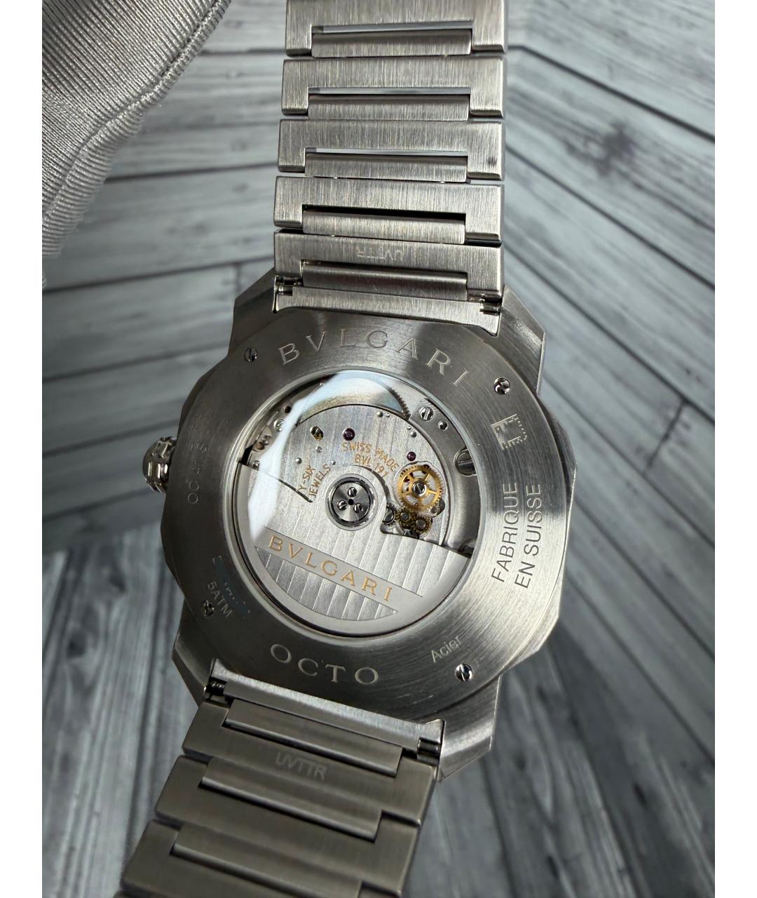 BVLGARI Черные часы, фото 8