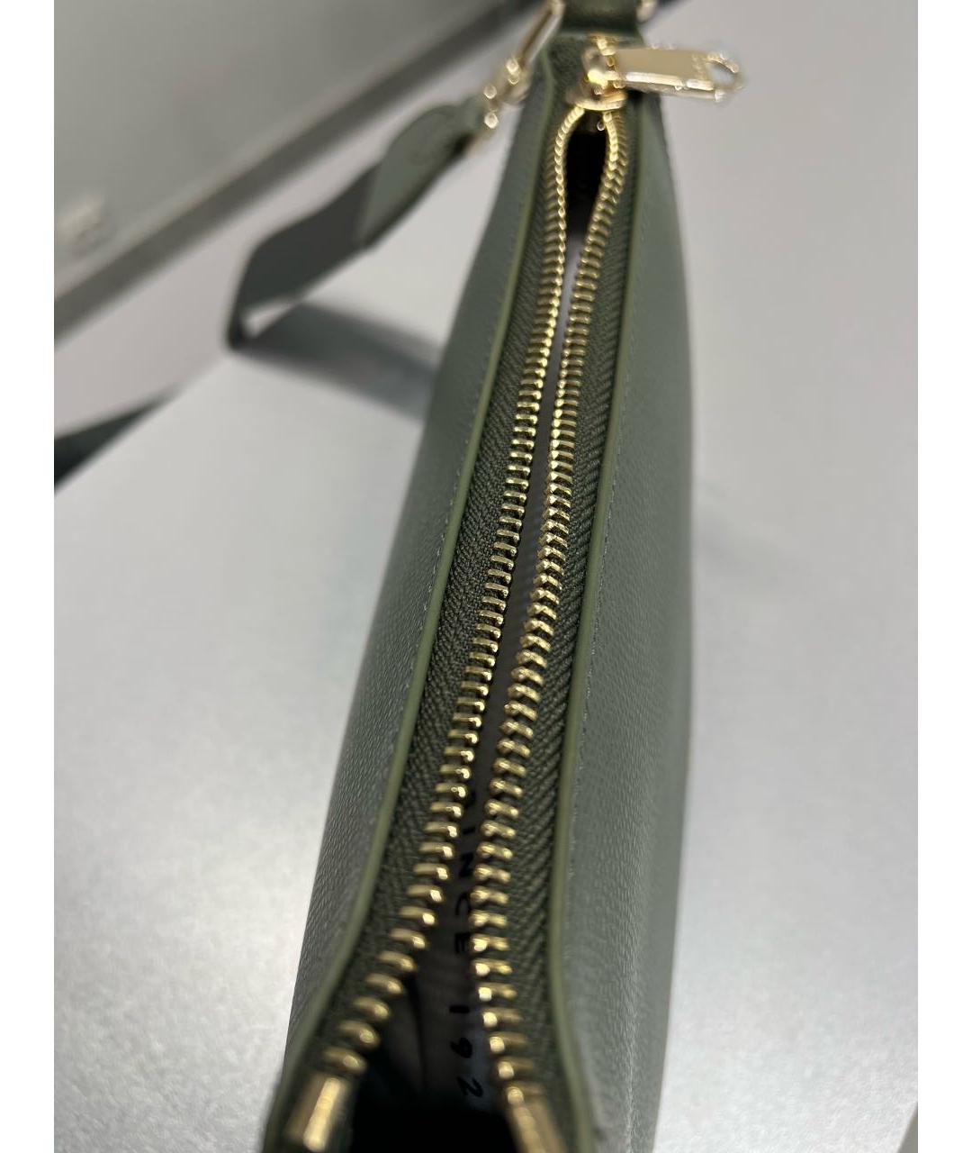 FURLA Хаки кожаная сумка через плечо, фото 4