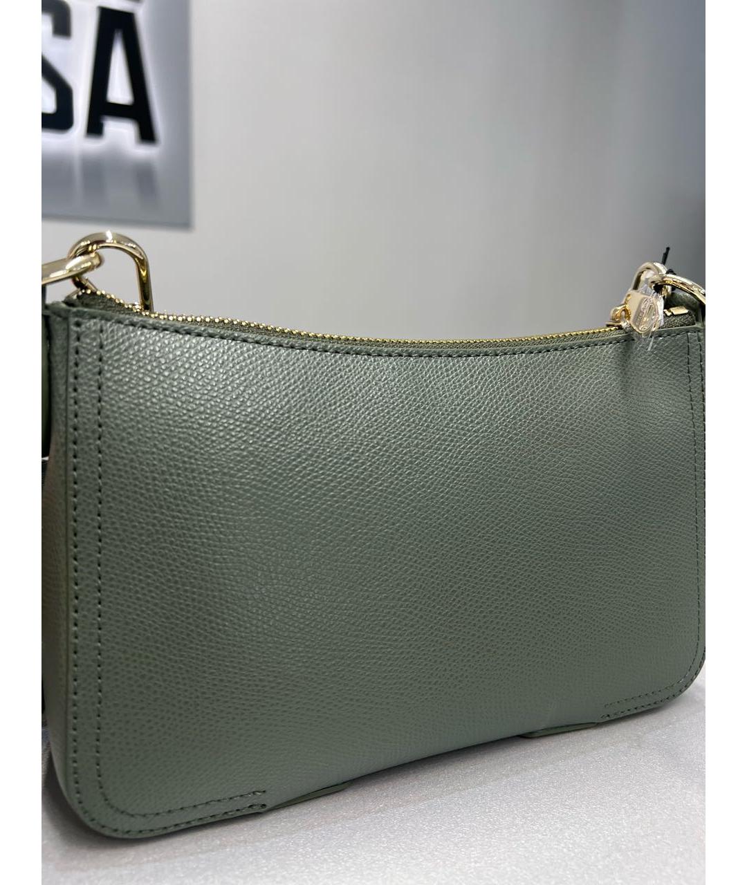 FURLA Хаки кожаная сумка через плечо, фото 3