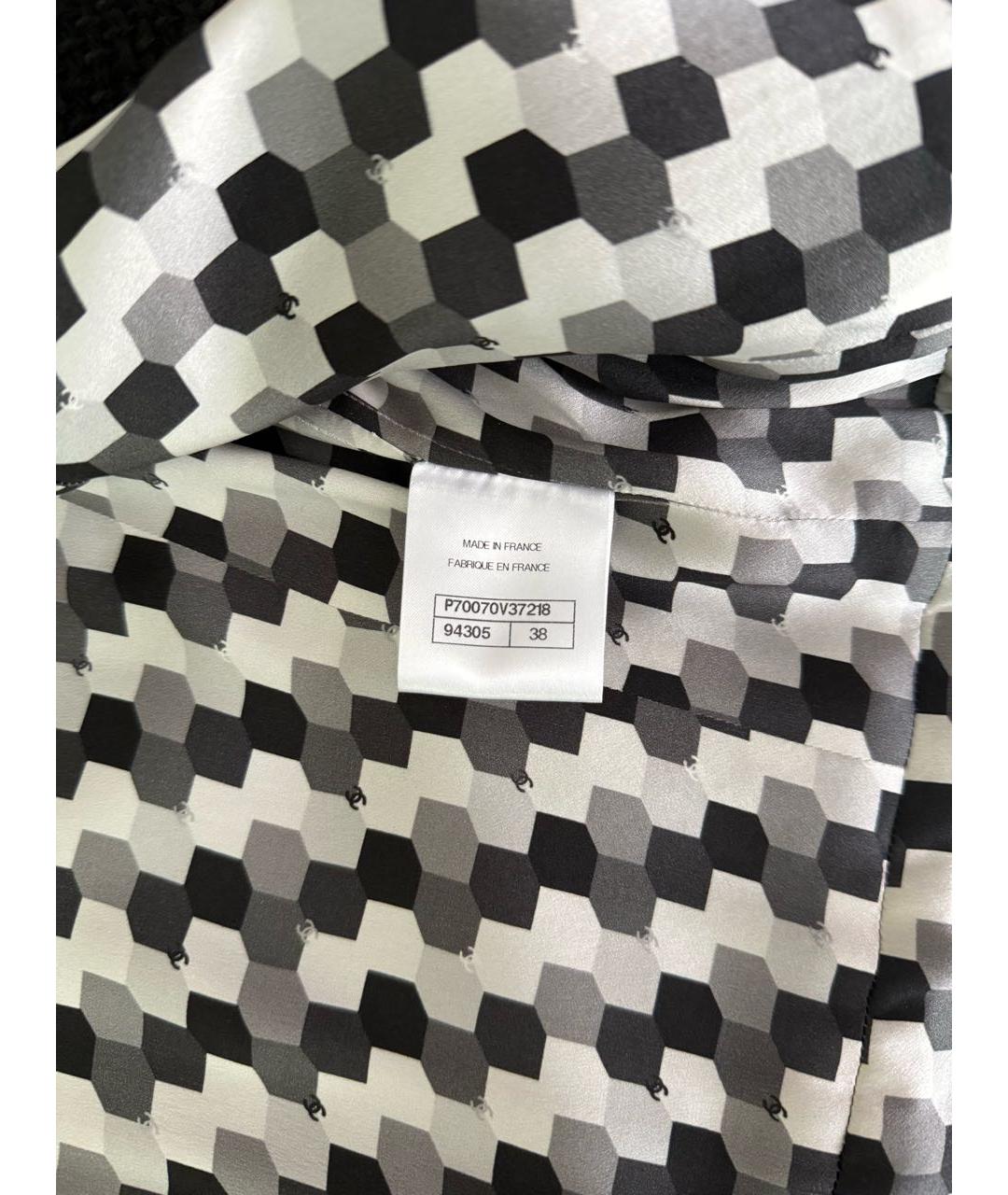 CHANEL Черный твидовый жакет/пиджак, фото 7