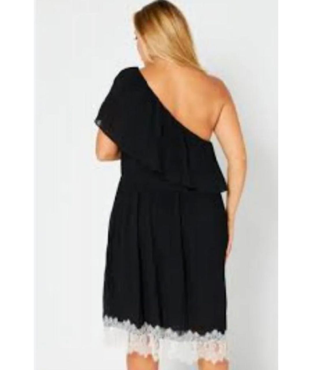 MICHAEL KORS Черное вискозное коктейльное платье, фото 8