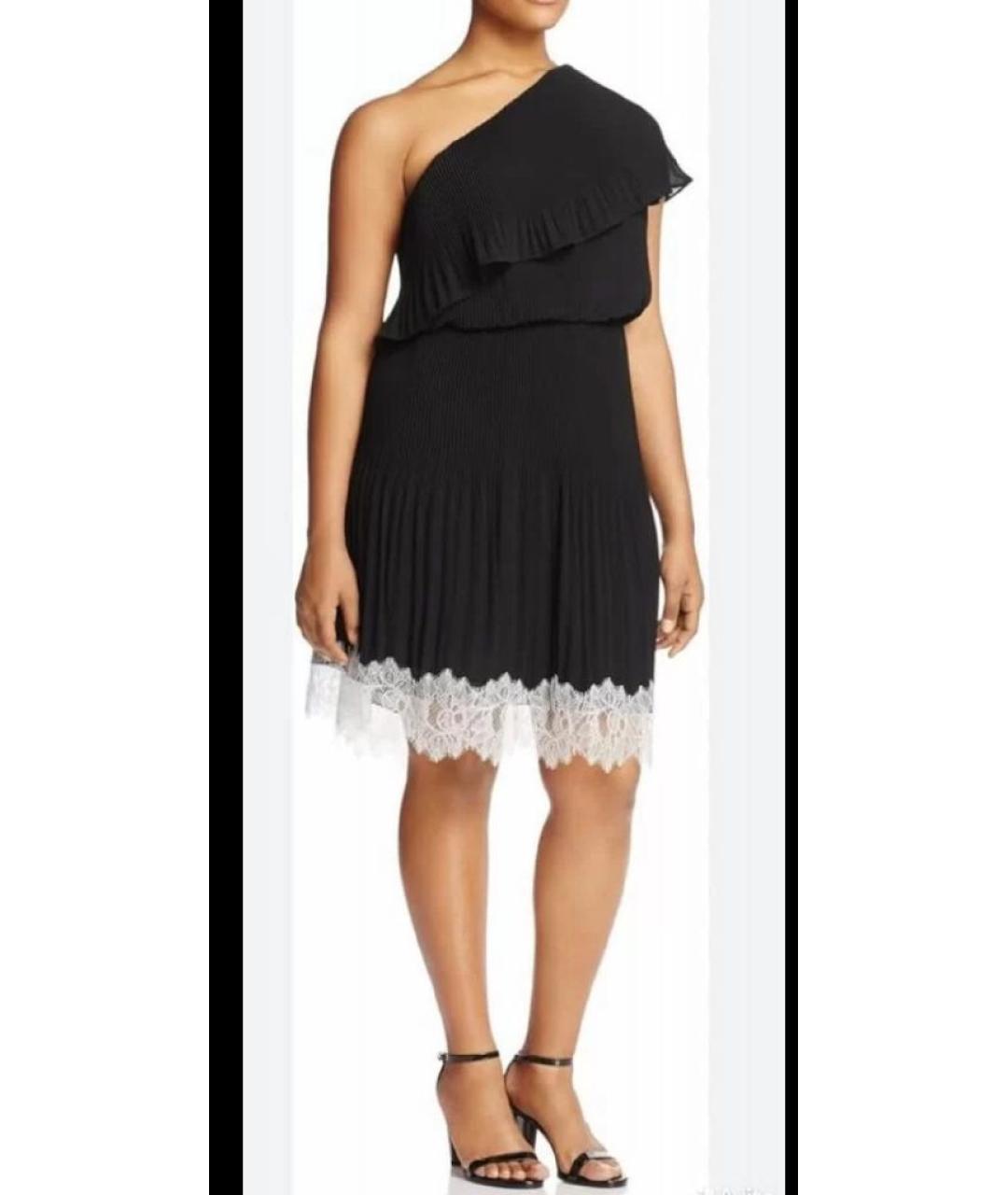 MICHAEL KORS Черное вискозное коктейльное платье, фото 7