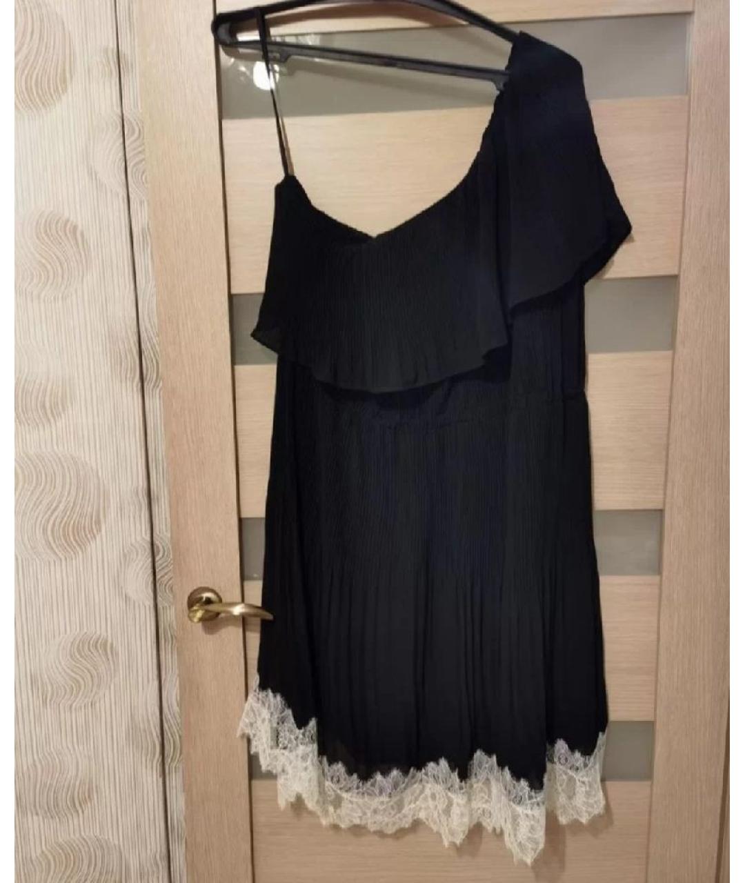 MICHAEL KORS Черное вискозное коктейльное платье, фото 10