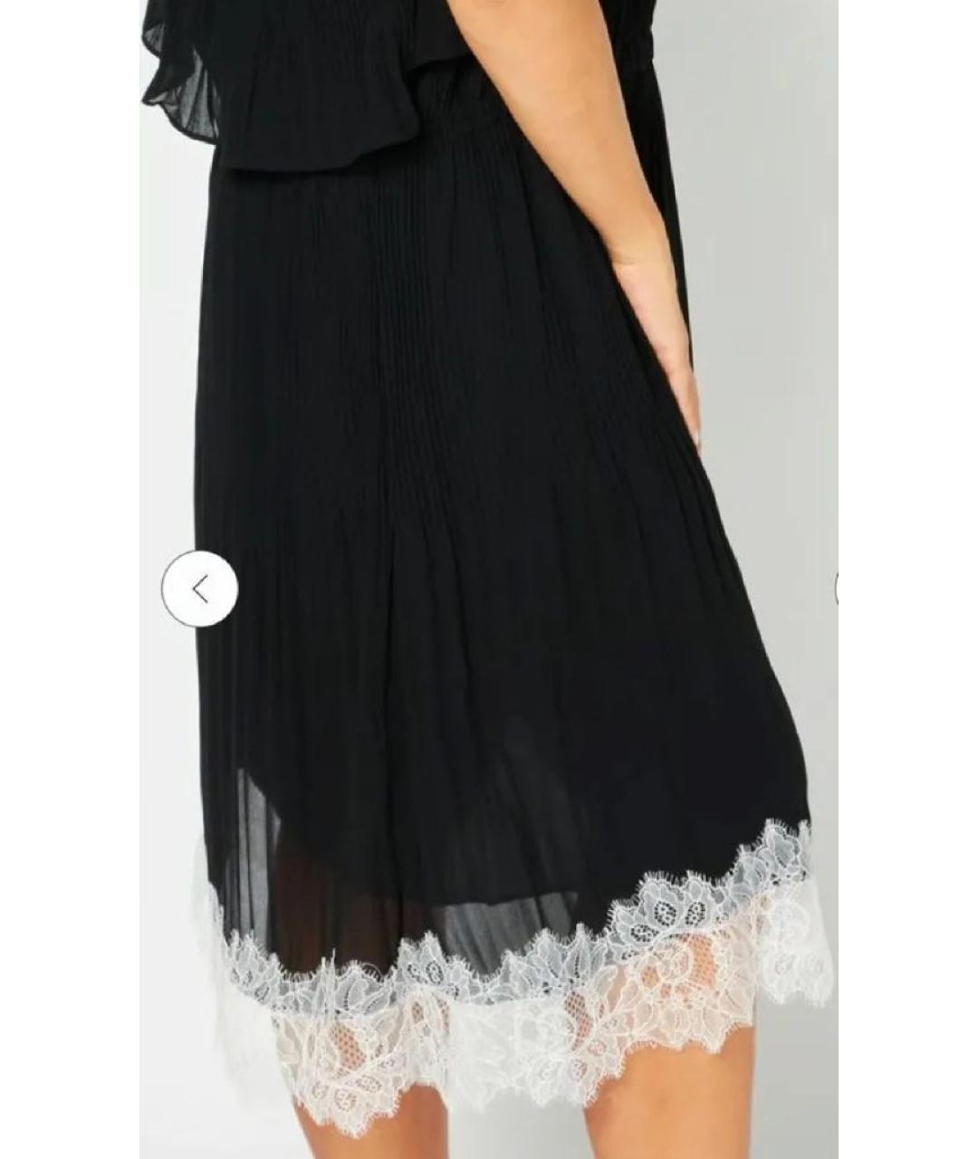 MICHAEL KORS Черное вискозное коктейльное платье, фото 9