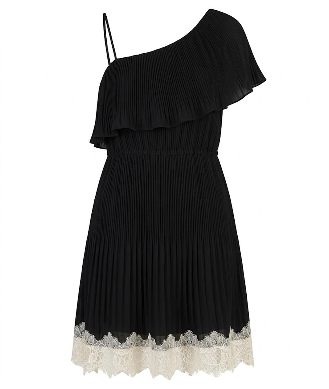 MICHAEL KORS Черное вискозное коктейльное платье, фото 1