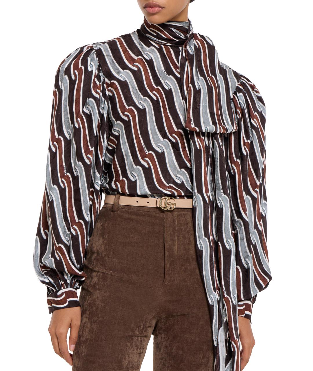 GUCCI Бежевый ремень, фото 3