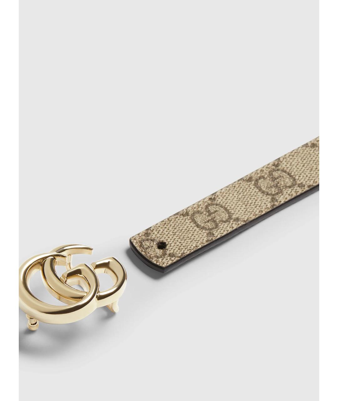 GUCCI Бежевый ремень, фото 4
