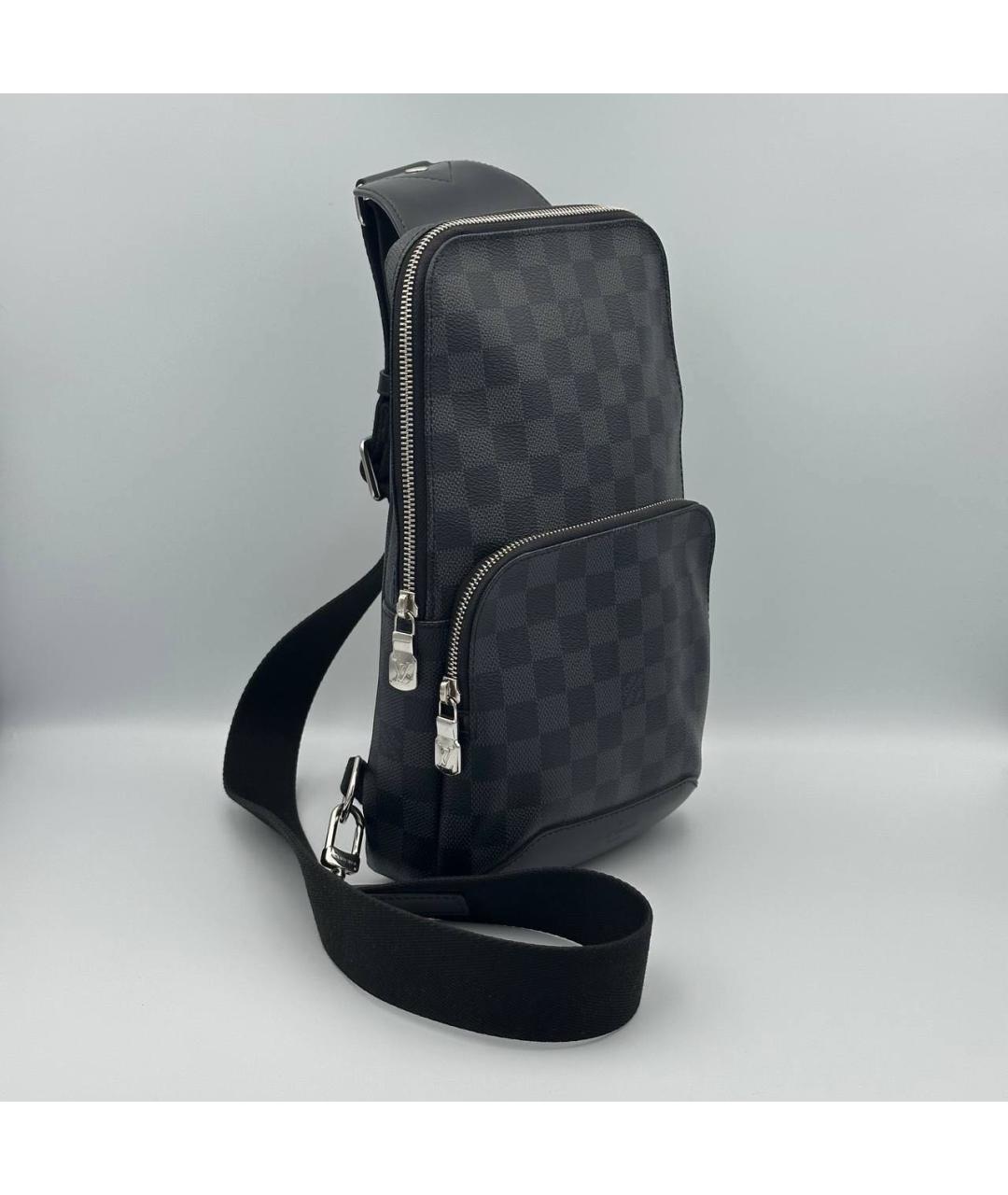 LOUIS VUITTON Черная сумка на плечо, фото 2