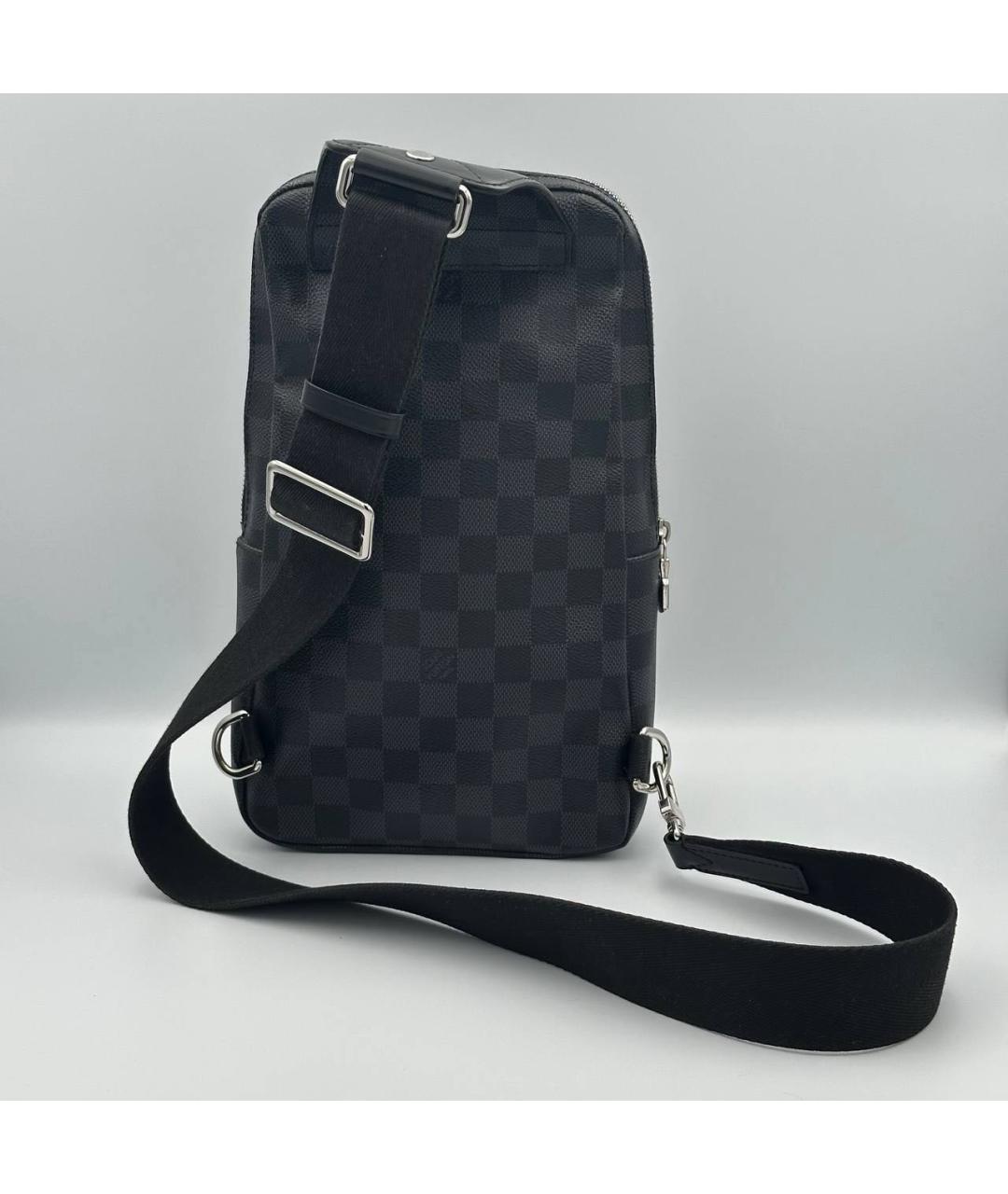 LOUIS VUITTON Черная сумка на плечо, фото 3