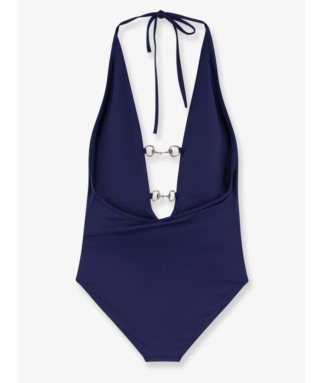GUCCI Синий полиамидовый купальник, фото 2