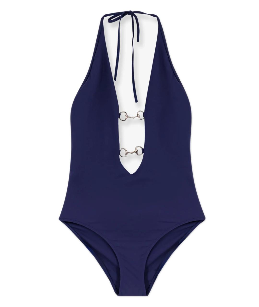 GUCCI Синий полиамидовый купальник, фото 1
