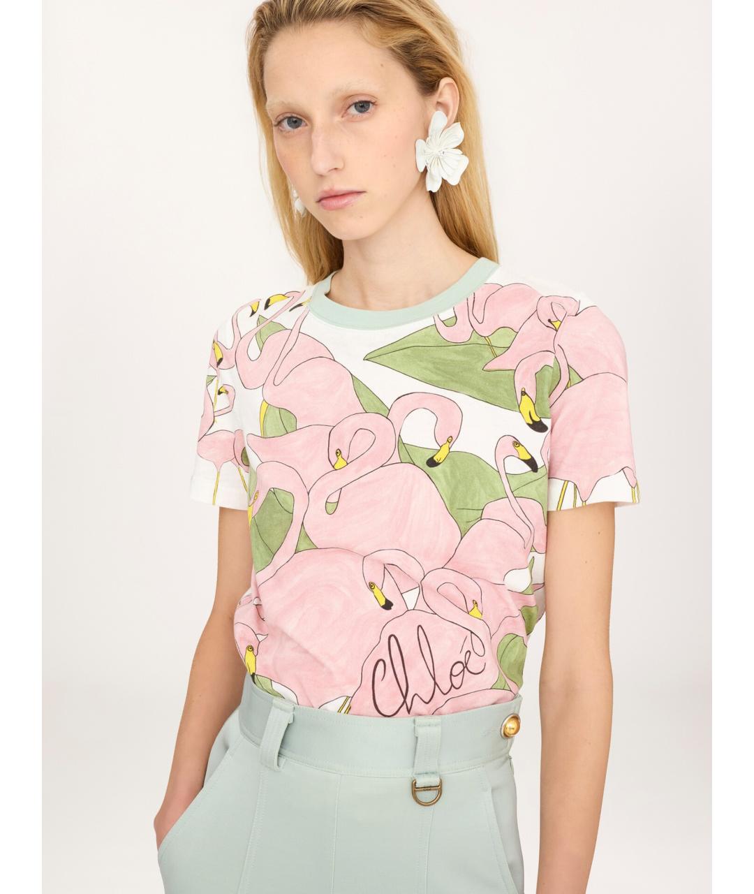 CHLOE Мульти хлопковая футболка, фото 3