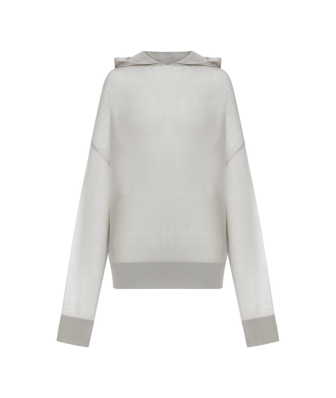 RICK OWENS Серый кашемировый джемпер / свитер, фото 1