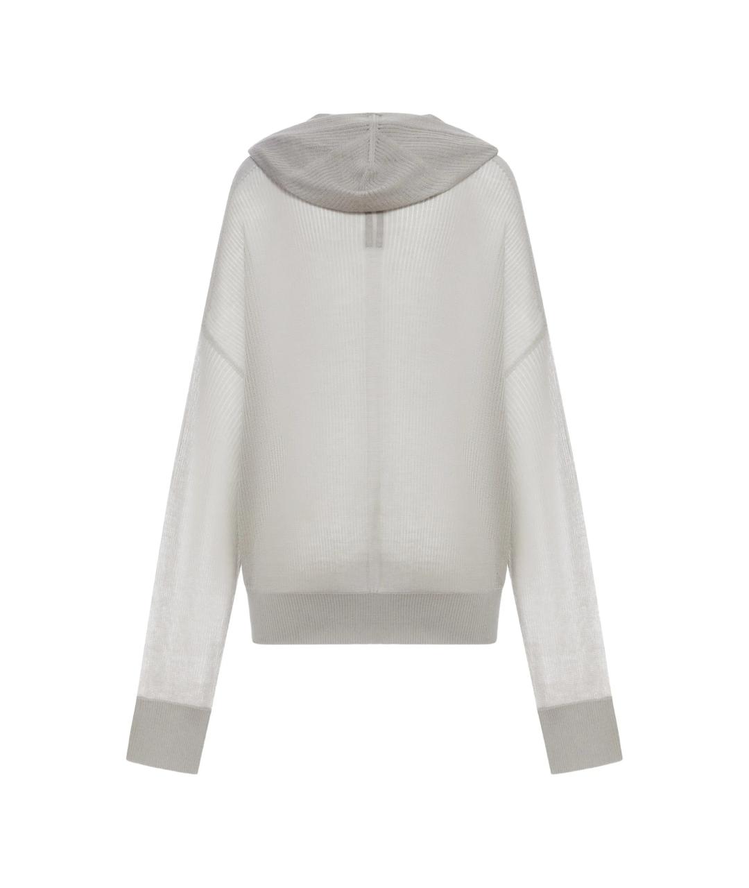 RICK OWENS Серый кашемировый джемпер / свитер, фото 2