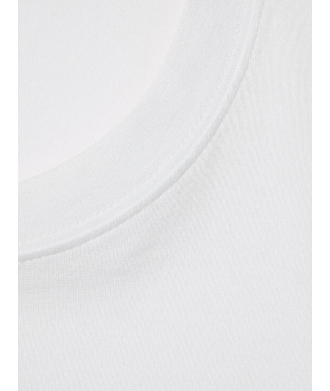 GUCCI Белая хлопковая футболка, фото 6