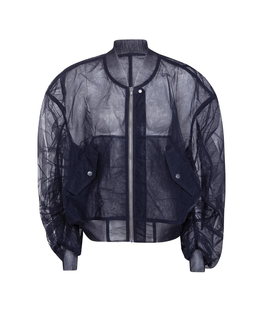 RICK OWENS Черная полиамидовая куртка, фото 1