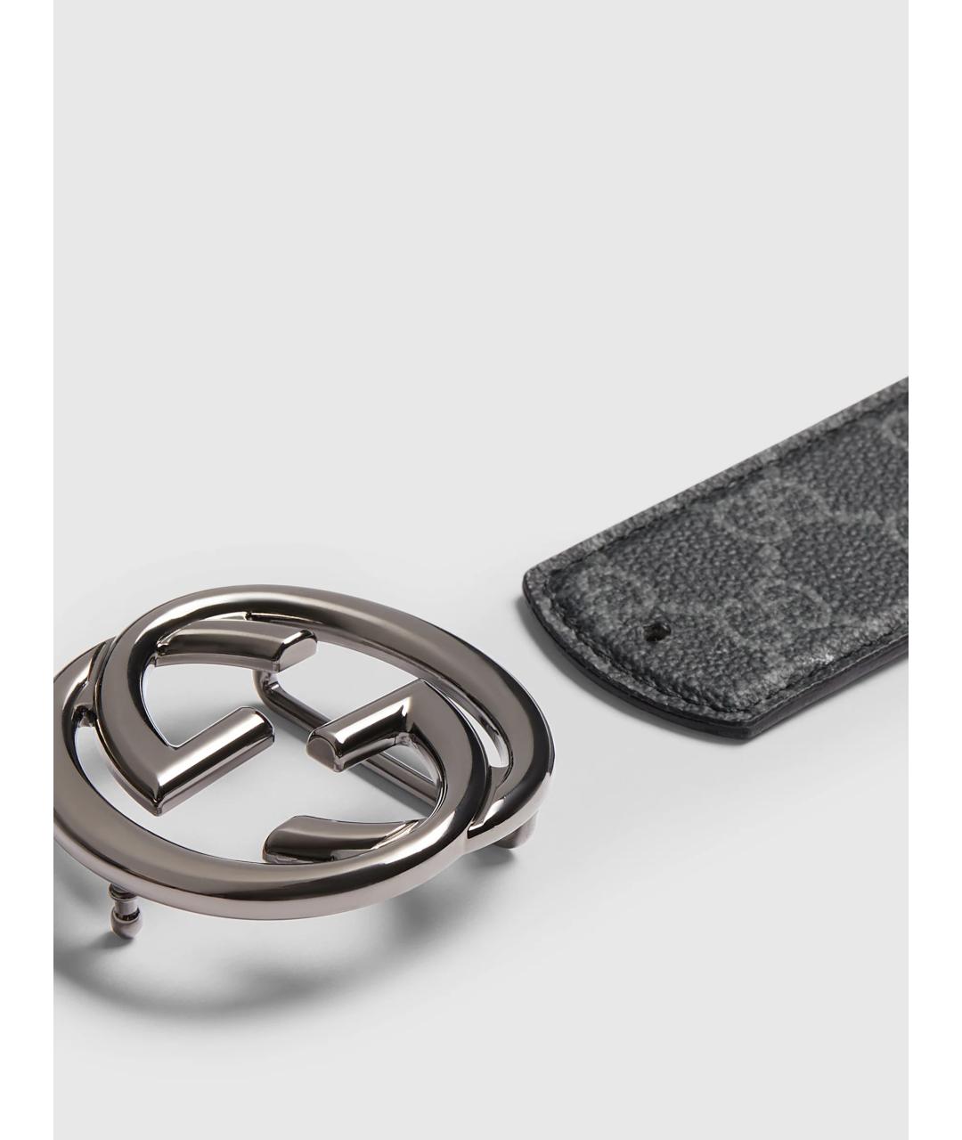 GUCCI Черный ремень, фото 5