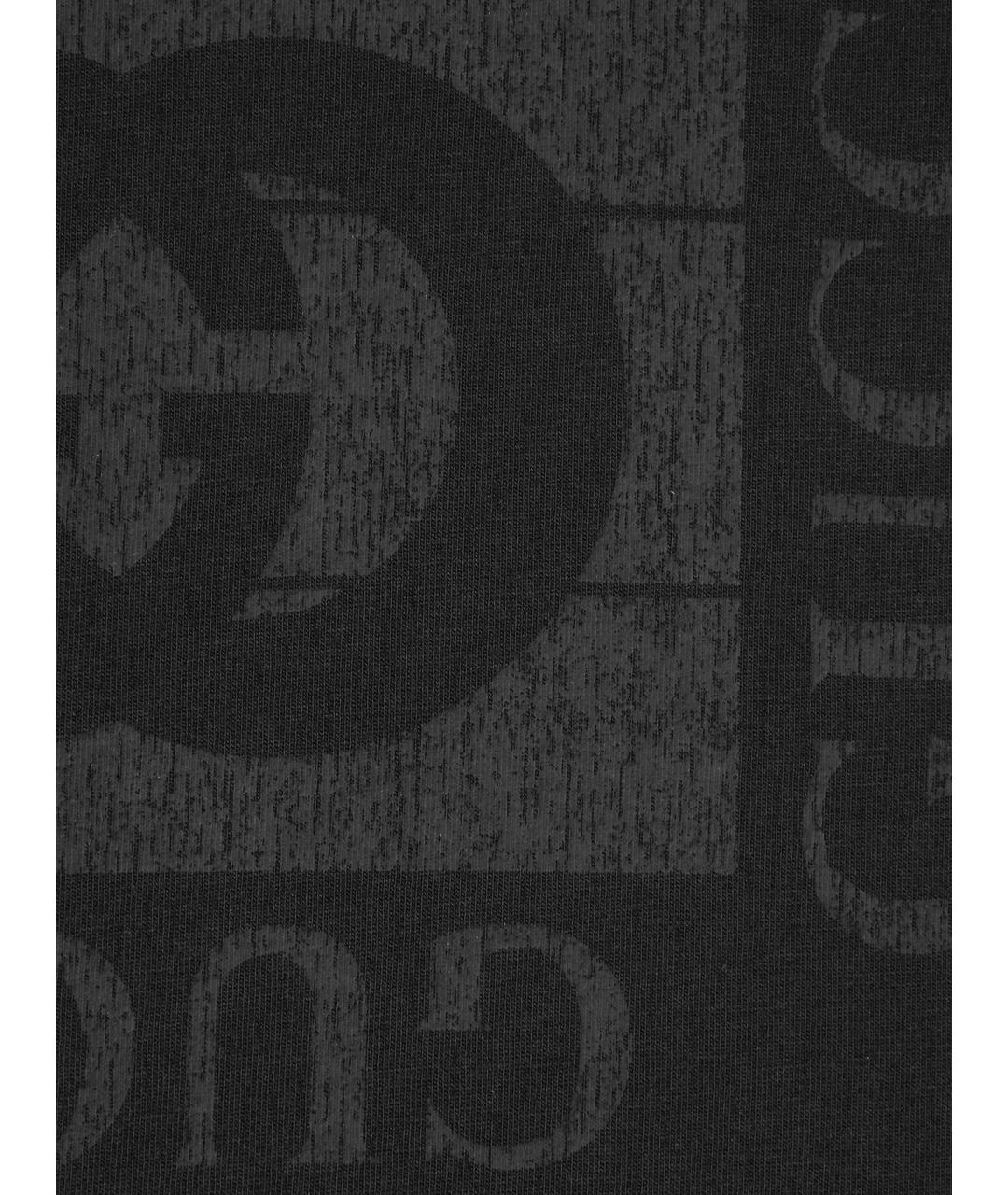 GUCCI Черная хлопковая футболка, фото 5