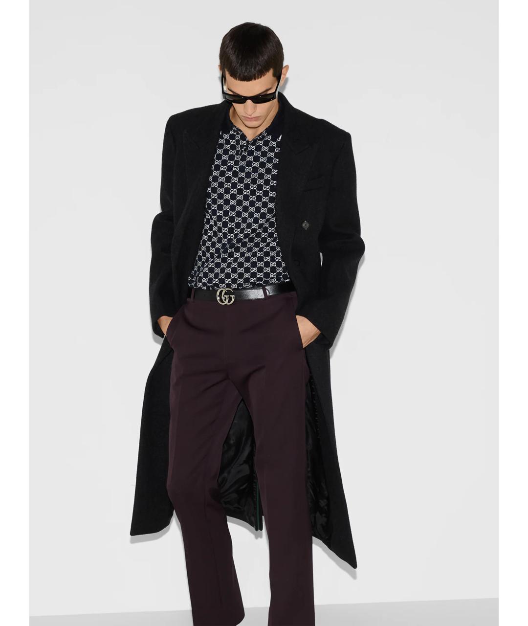 GUCCI Синяя хлопковая футболка, фото 2