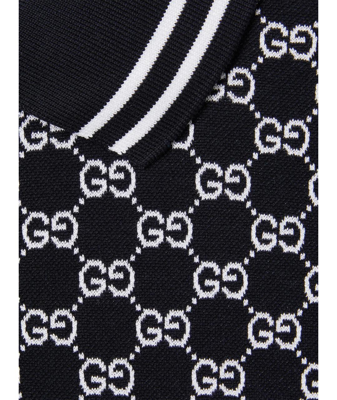 GUCCI Синяя хлопковая футболка, фото 6