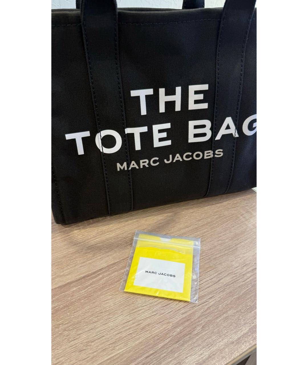 MARC JACOBS Черная сумка тоут, фото 5