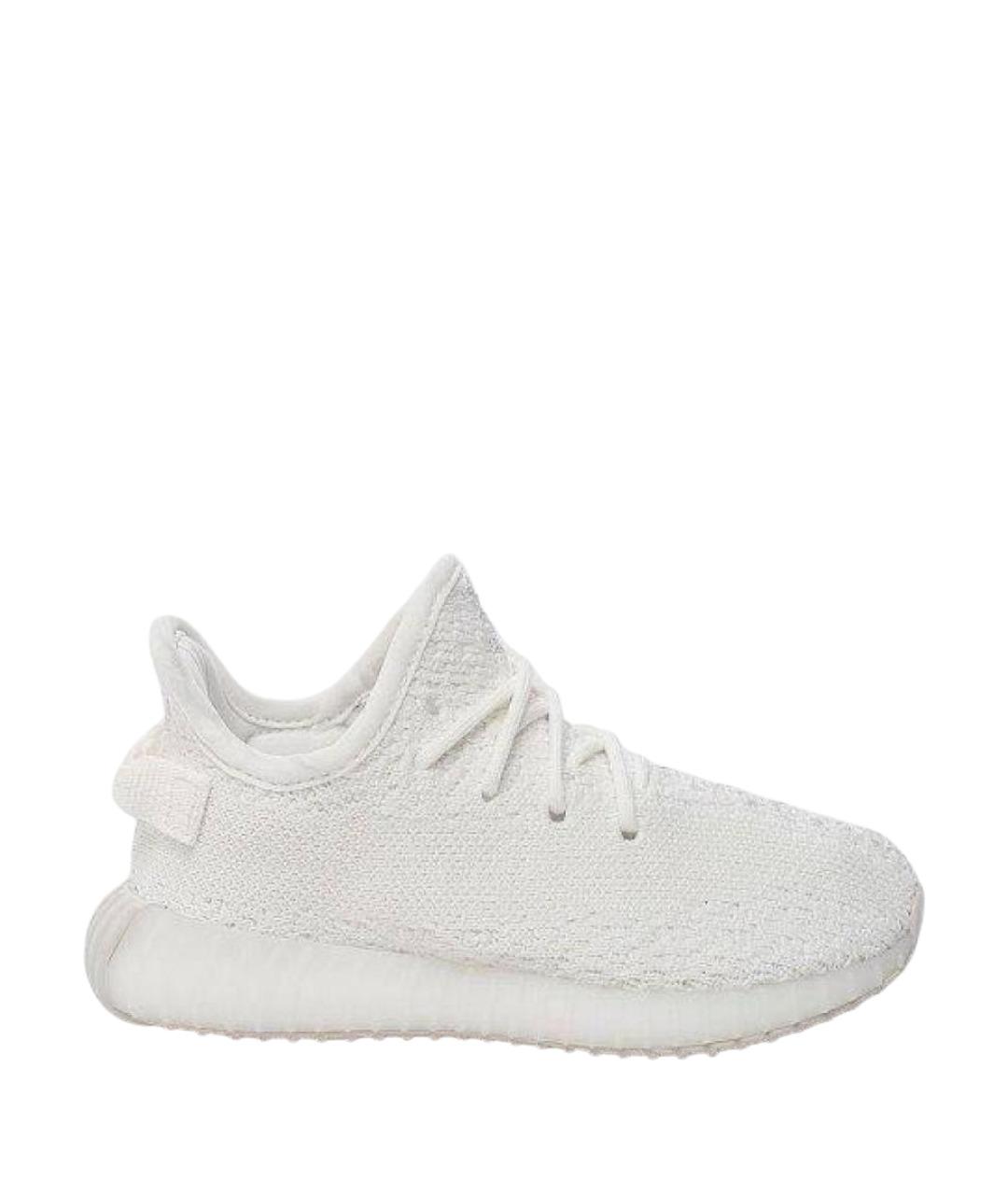 ADIDAS YEEZY Белые текстильные кеды, фото 1