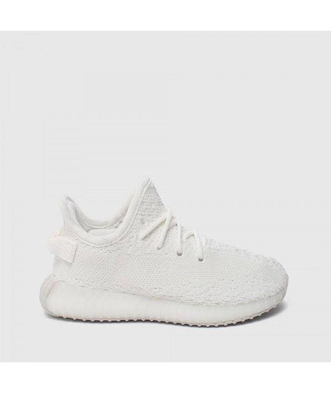 ADIDAS YEEZY Белые текстильные кеды, фото 4