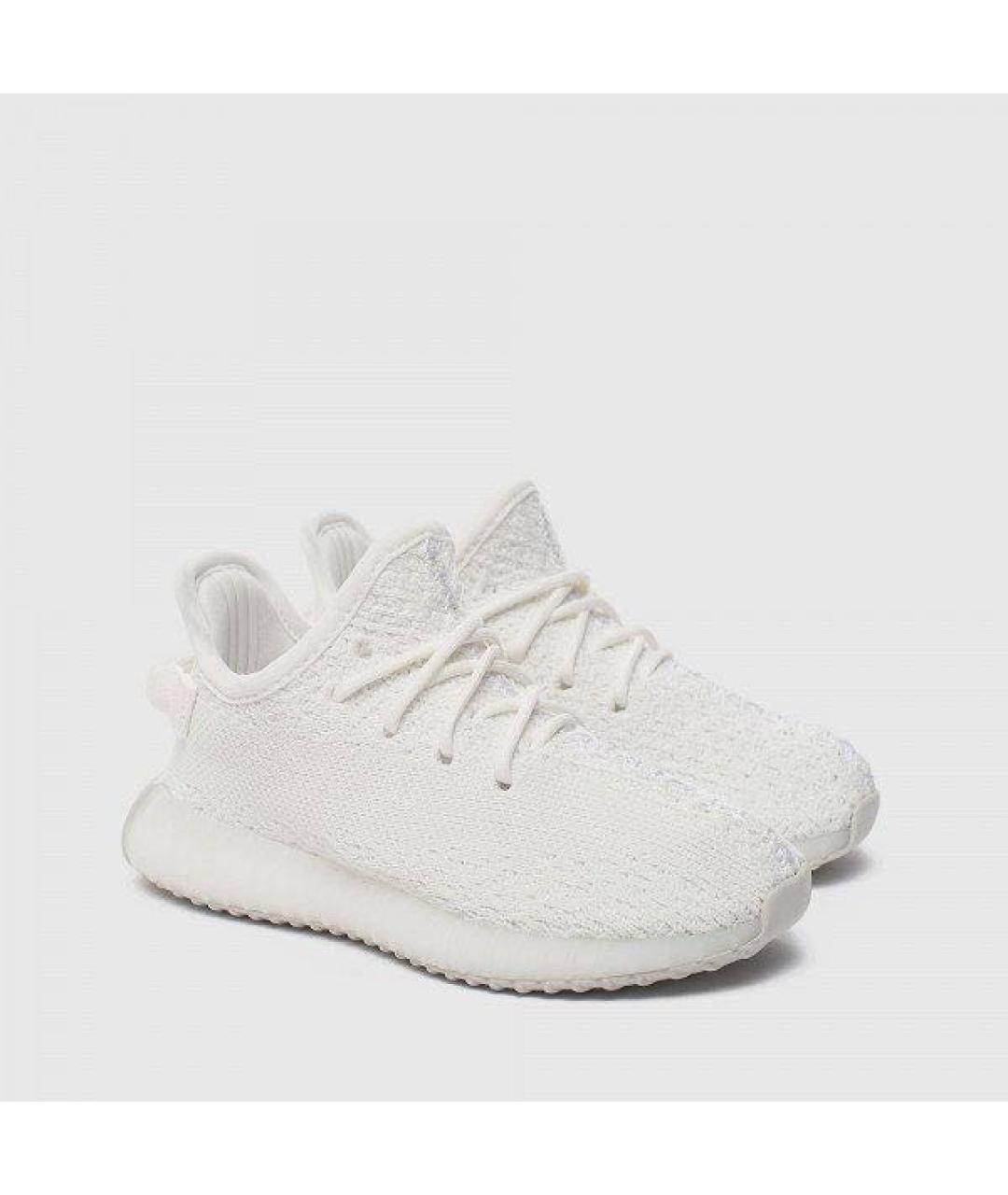 ADIDAS YEEZY Белые текстильные кеды, фото 3