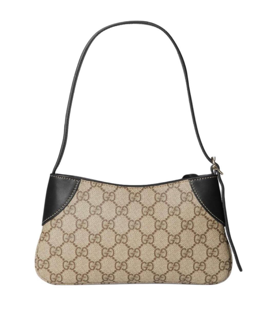 GUCCI Бежевая сумка с короткими ручками, фото 6