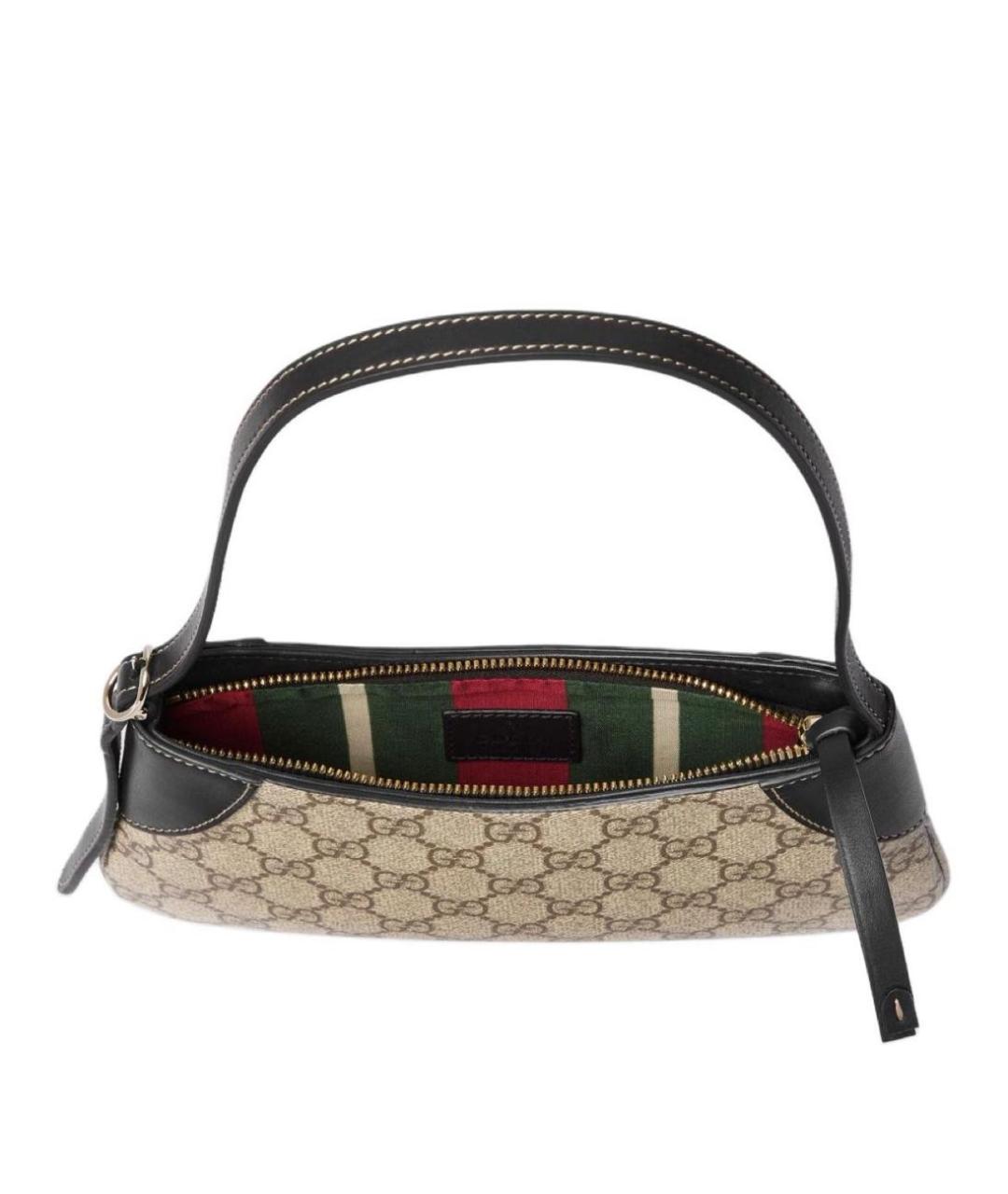 GUCCI Бежевая сумка с короткими ручками, фото 4