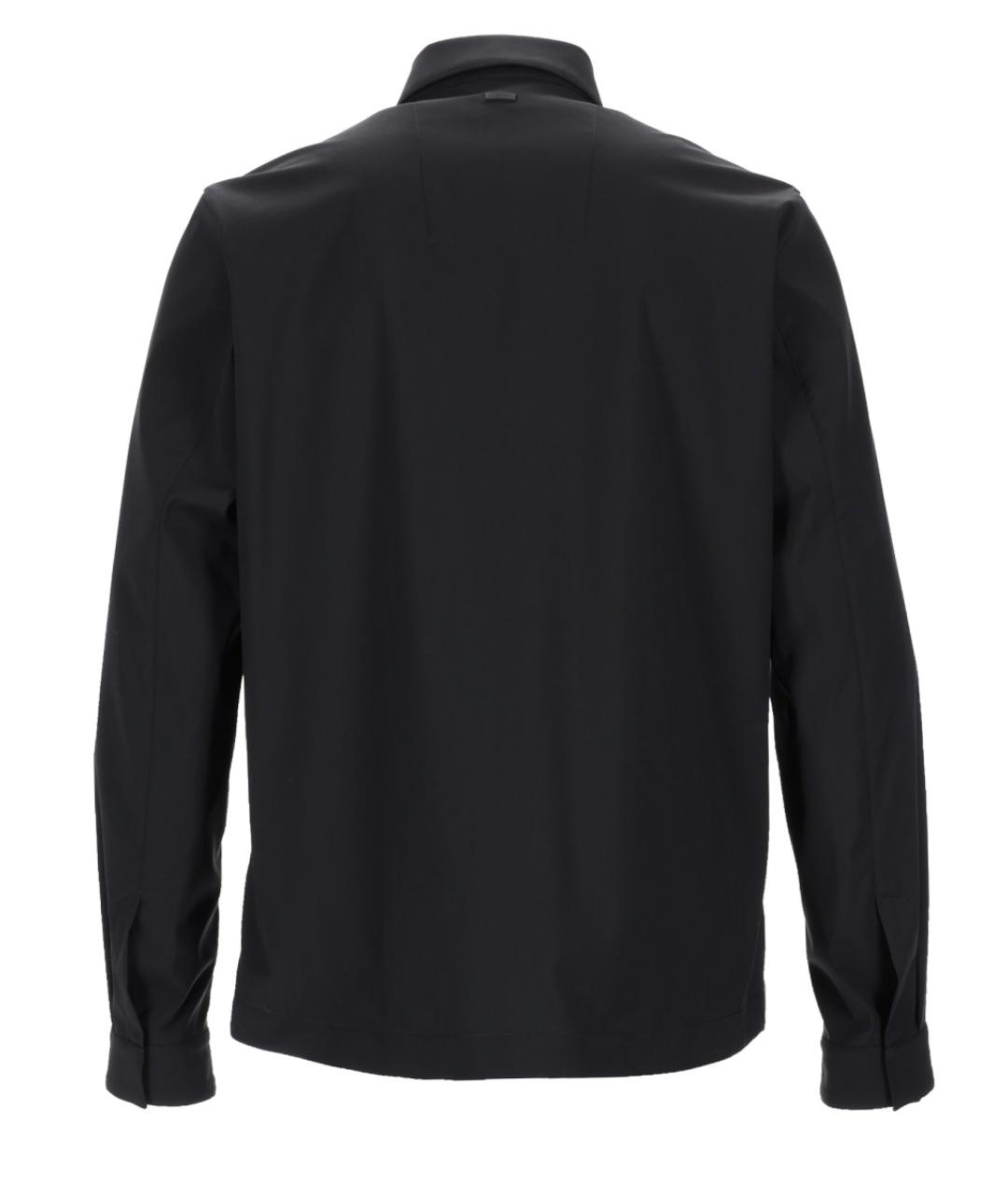 HERNO Черная шерстяная куртка, фото 2