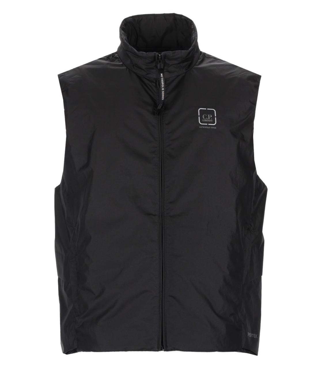 CP COMPANY Черный полиамидовый жилет, фото 1