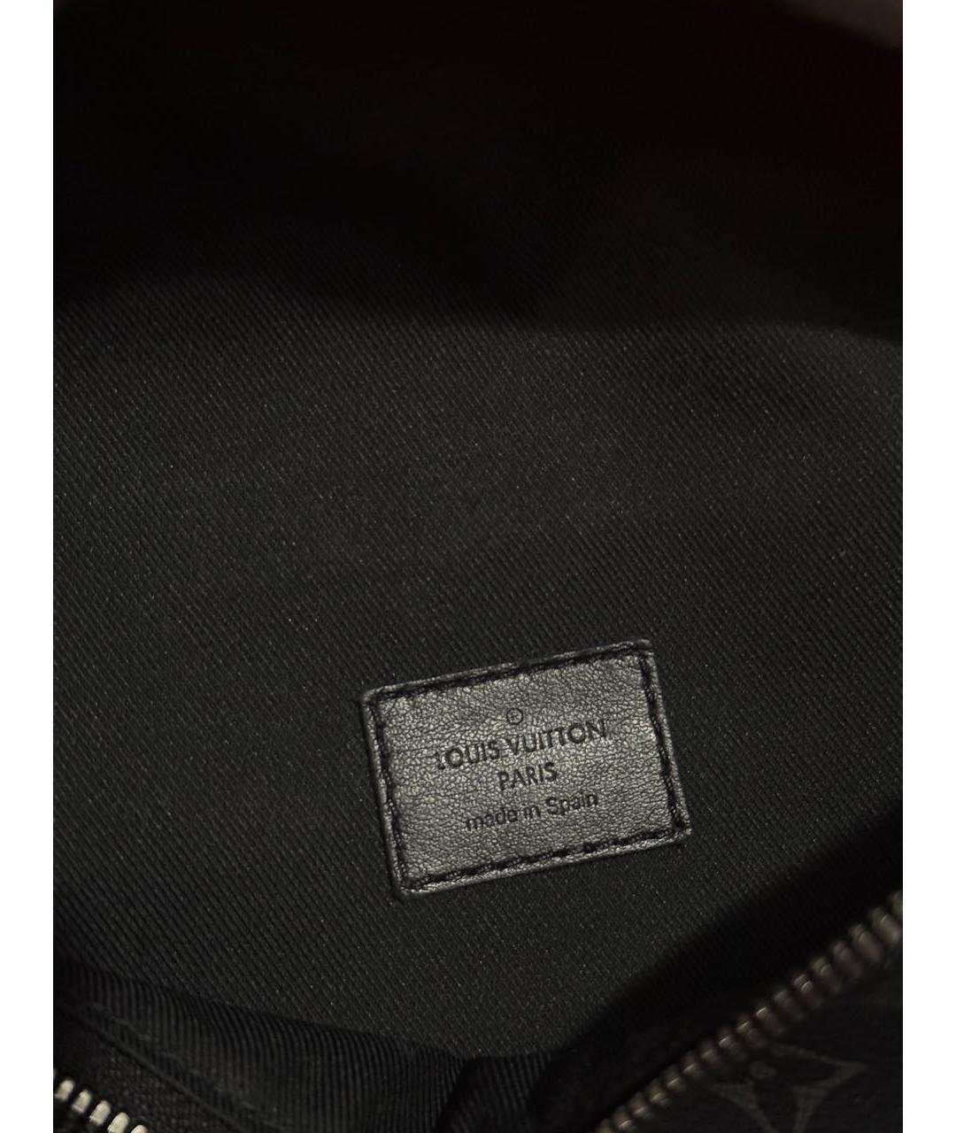 LOUIS VUITTON Антрацитовая поясная сумка, фото 7