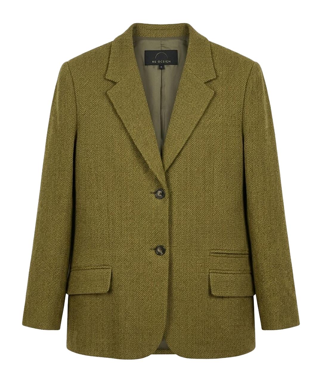 BOGNER Зеленый шерстяной жакет/пиджак, фото 1