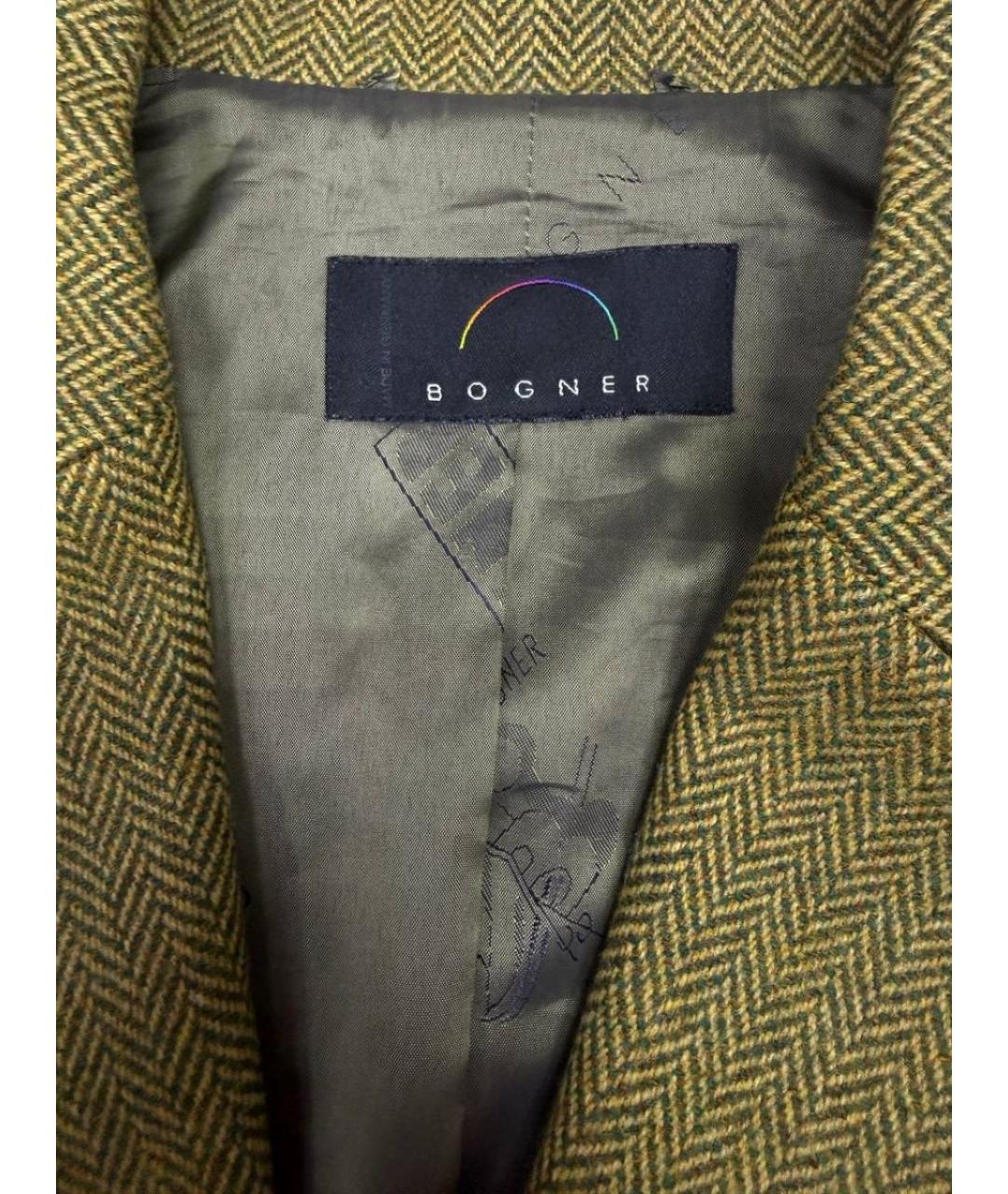 BOGNER Зеленый шерстяной жакет/пиджак, фото 3