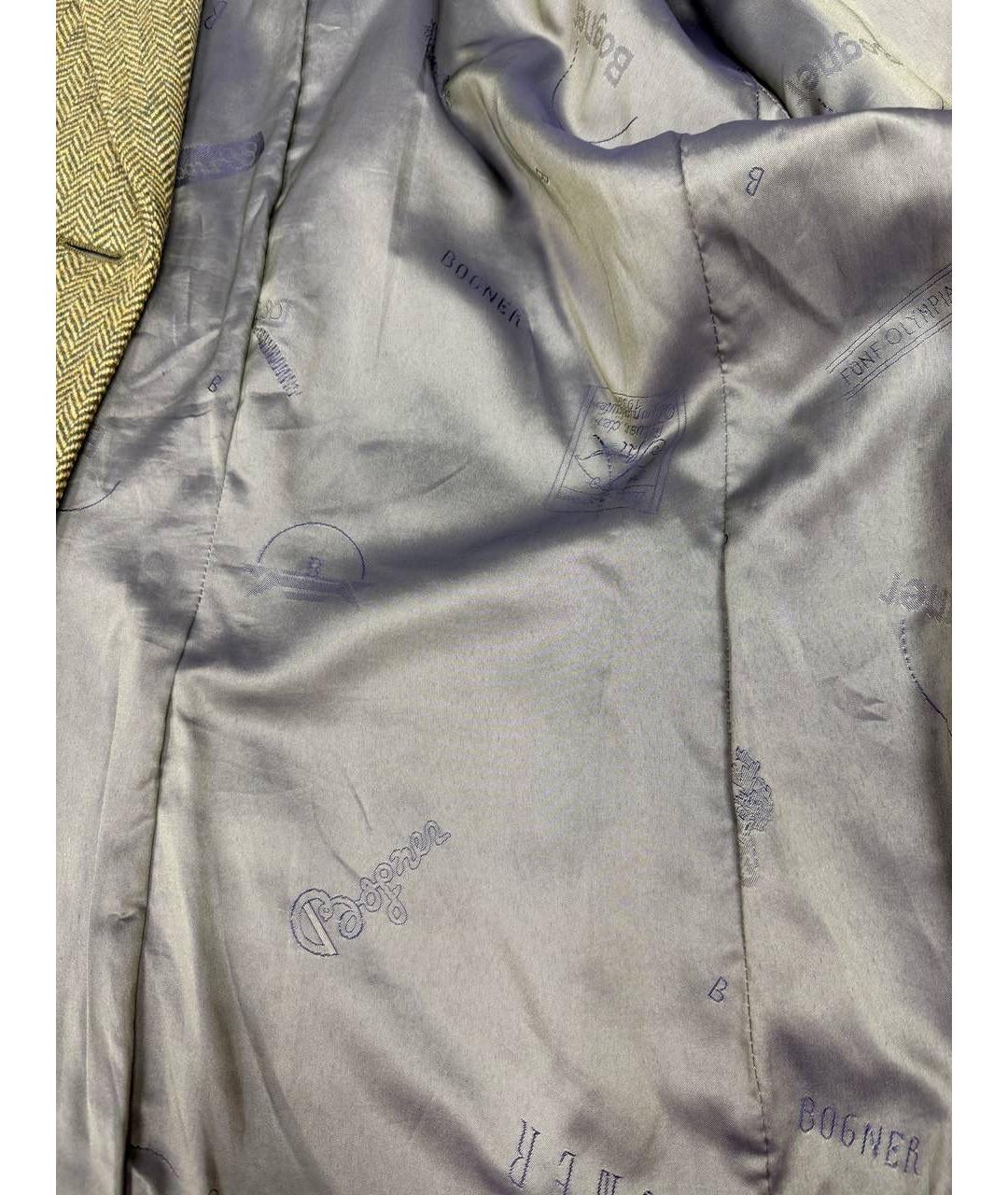 BOGNER Зеленый шерстяной жакет/пиджак, фото 7