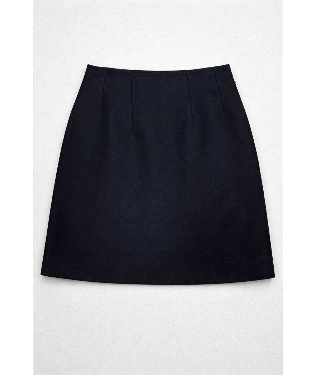 ACNE STUDIOS Черная полиэстеровая юбка мини, фото 6