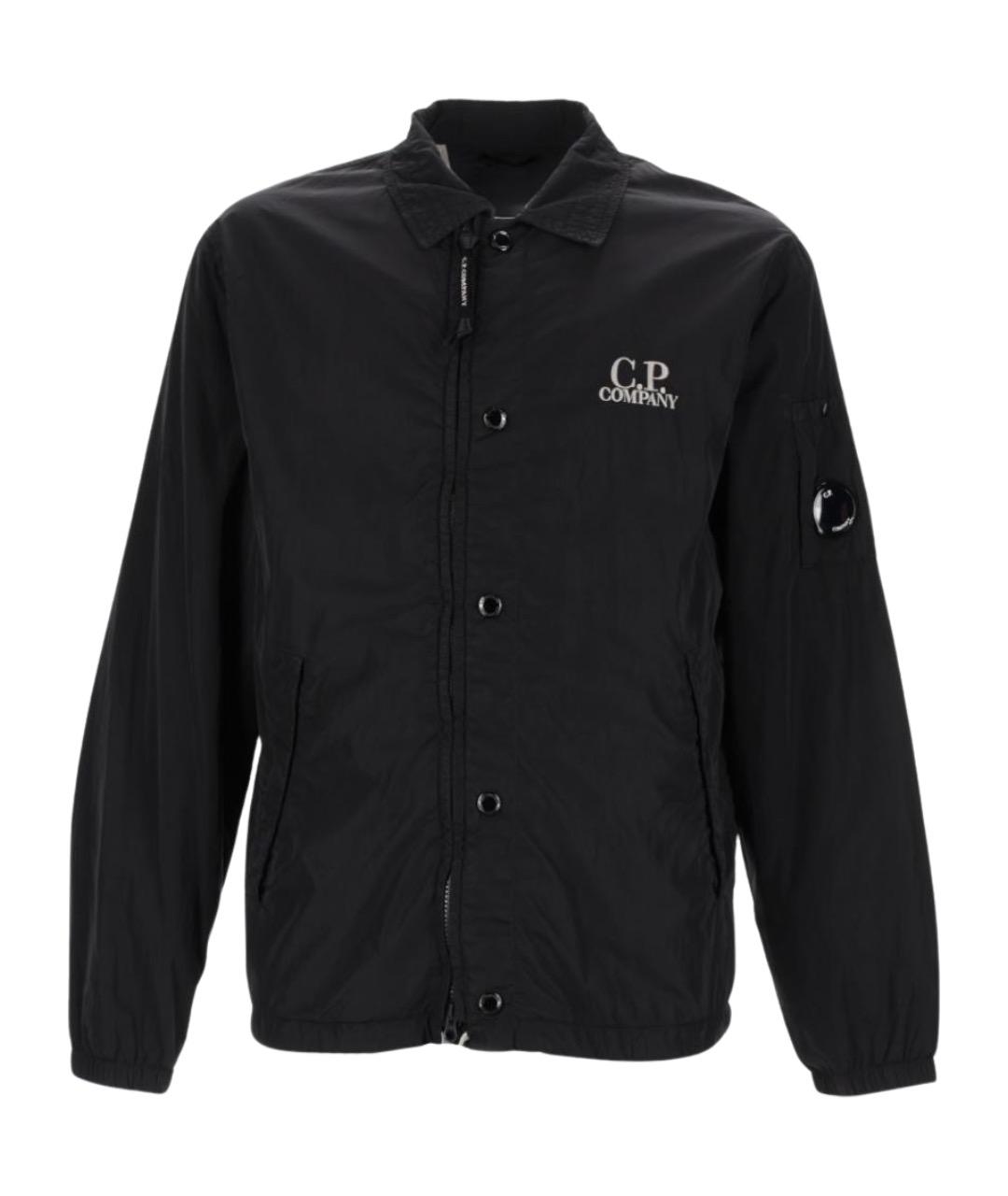 CP COMPANY Черная полиамидовая куртка, фото 1