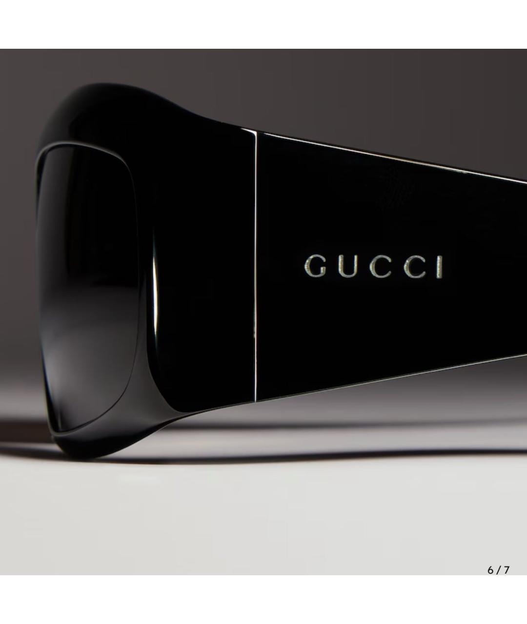 GUCCI Черные солнцезащитные очки, фото 3