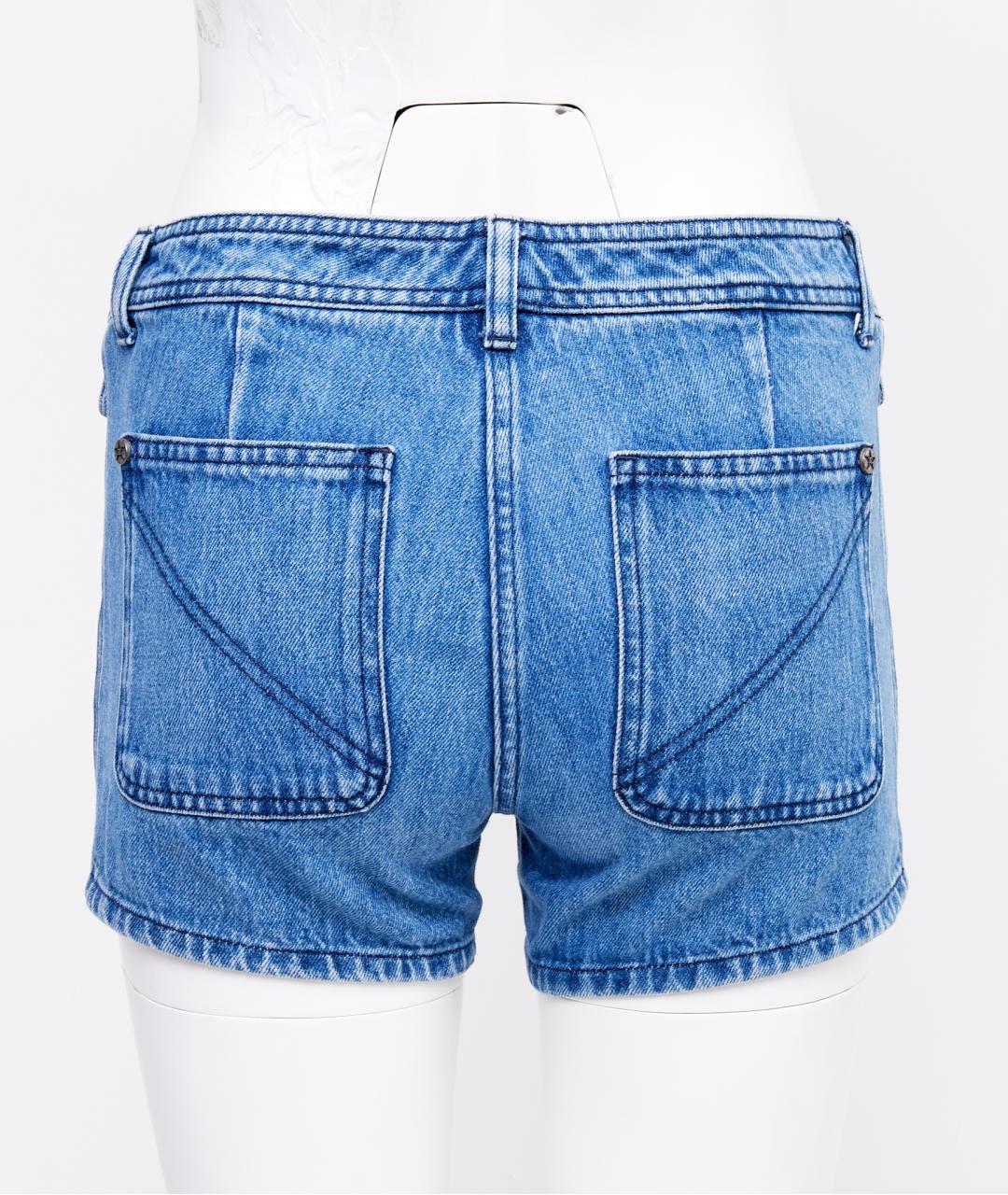 CHANEL Голубые хлопковые шорты, фото 2