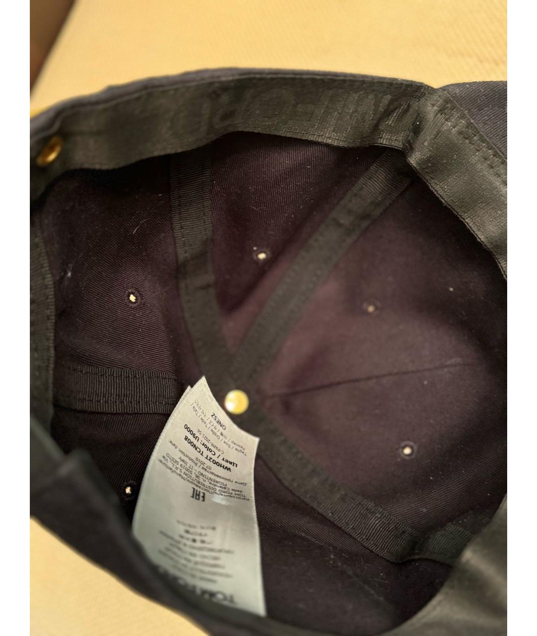 TOM FORD Черная хлопковая кепка/бейсболка, фото 3