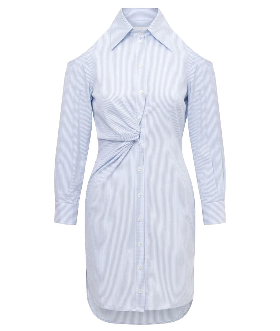 CHRISTIAN DIOR Голубое хлопковое повседневное платье, фото 1