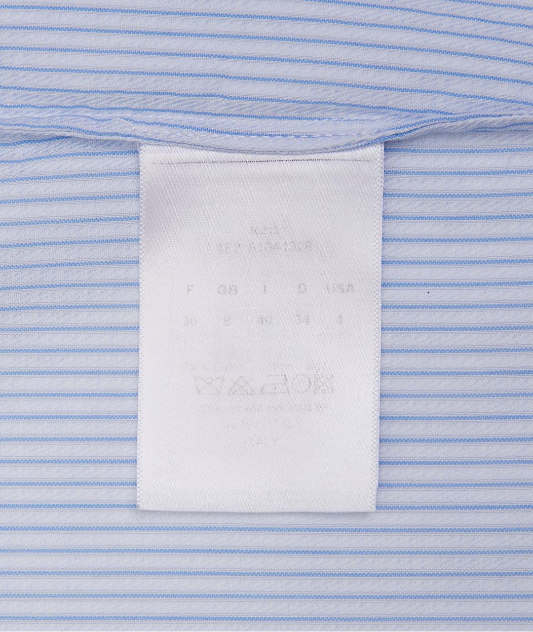 CHRISTIAN DIOR Голубое хлопковое повседневное платье, фото 4